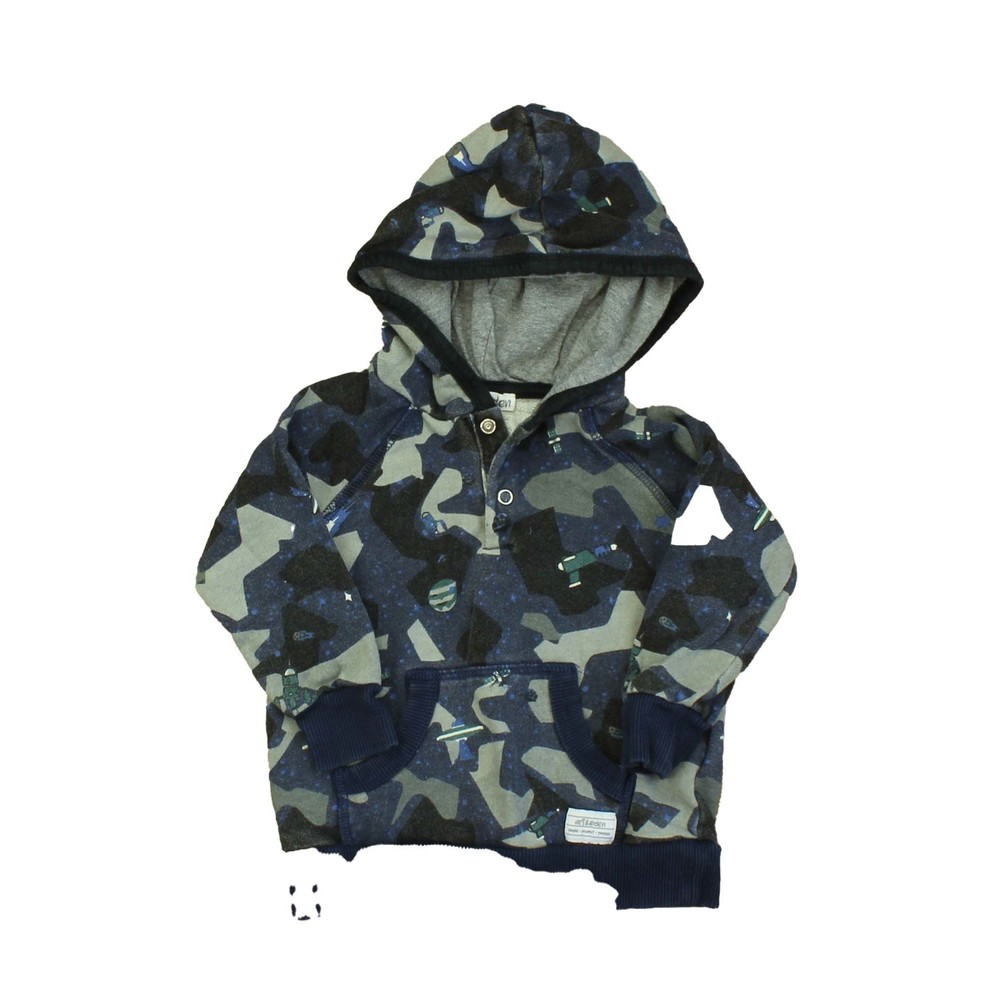Art & Eden Boys Blue | Grey Hoodie size: 18 Months
